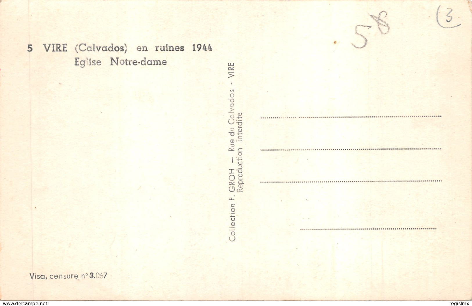 14-VIRE-RUINES-N°2151-G/0069 - Other & Unclassified