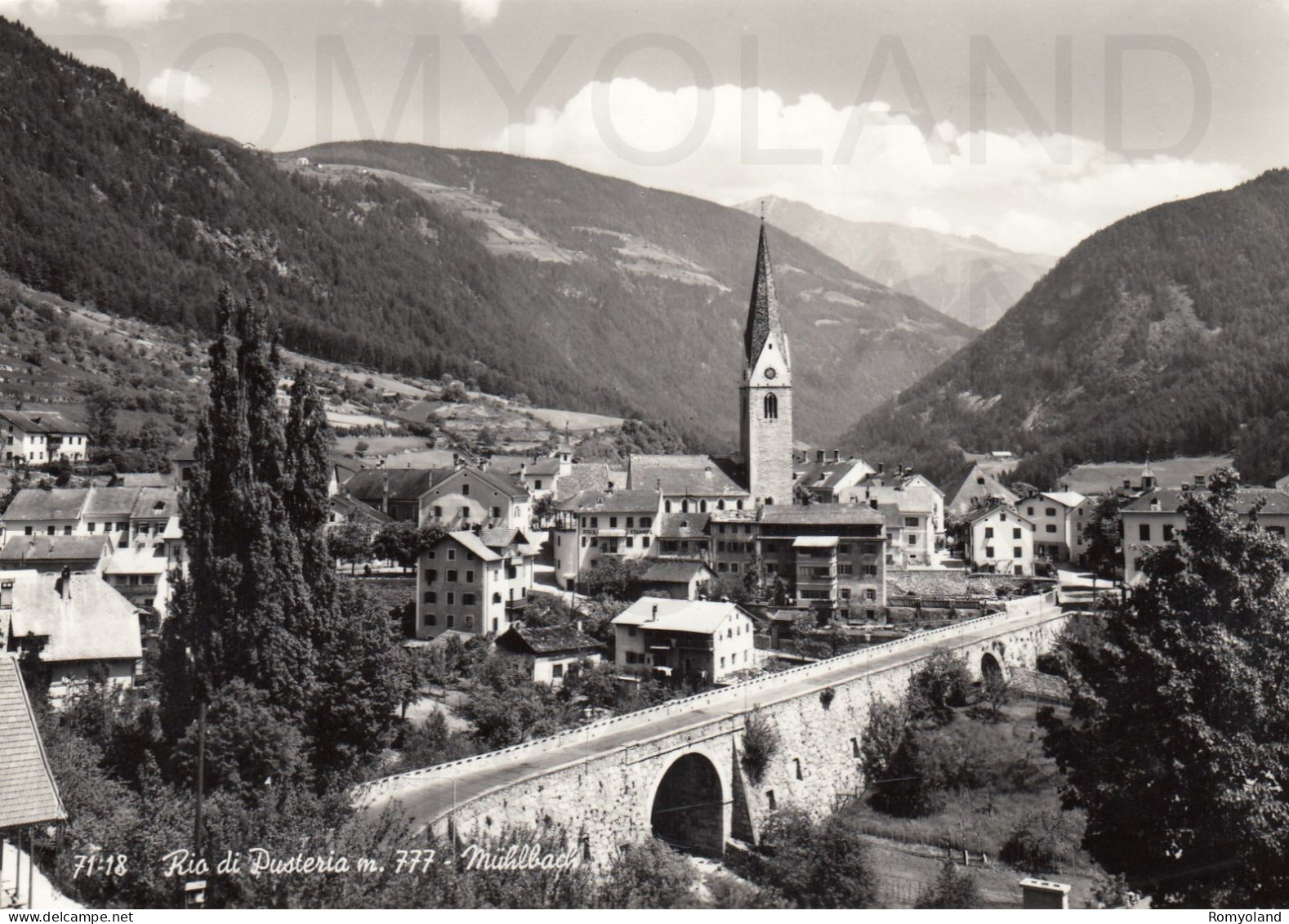 CARTOLINA  C15 RIO DI PUSTERIA M.1400 (MUHLBACH),BOLZANO,TRENTINO ALTO ADIGE-DOLOMITI-VACANZA,MONTAGNA,NON VIAGGIATA - Bolzano (Bozen)