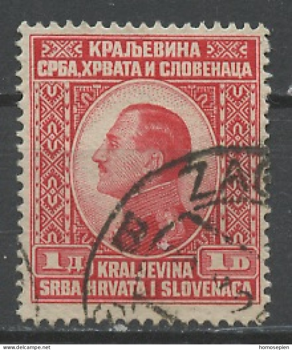 Yougoslavie - Jugoslawien - Yugoslavia 1924 Y&T N°160 - Michel N°178 (o) - 1d Alexandre 1er - Usados