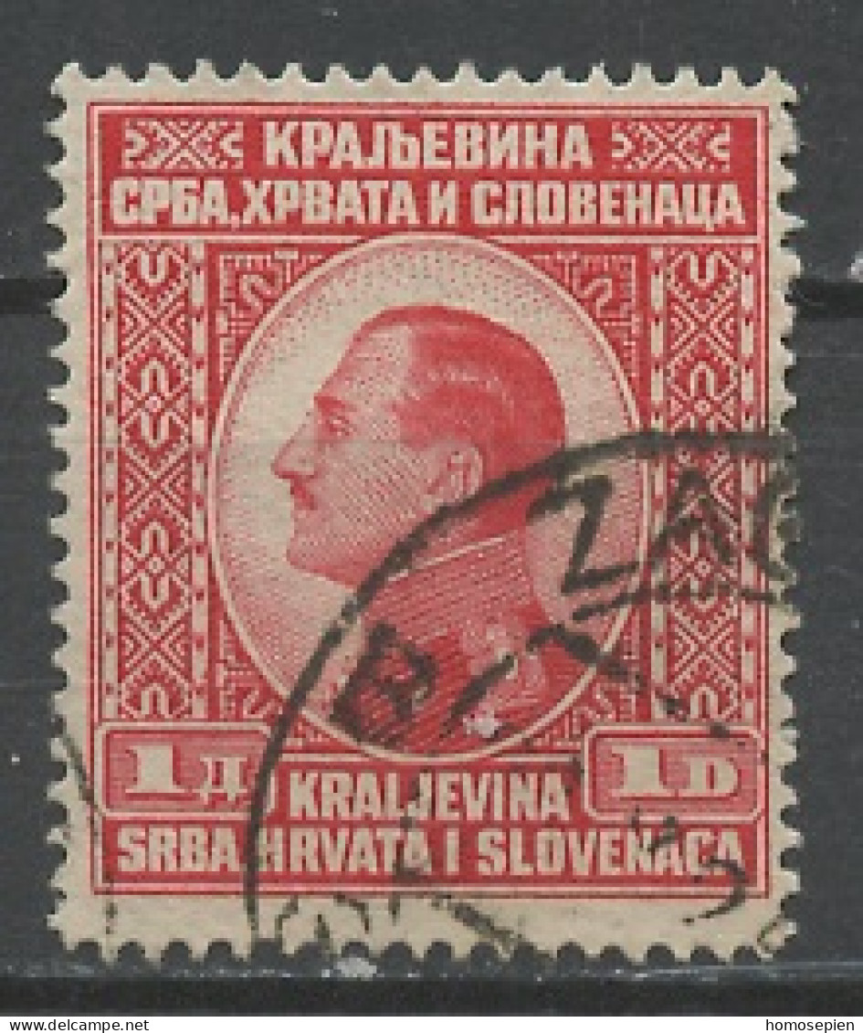 Yougoslavie - Jugoslawien - Yugoslavia 1924 Y&T N°160 - Michel N°178 (o) - 1d Alexandre 1er - Oblitérés