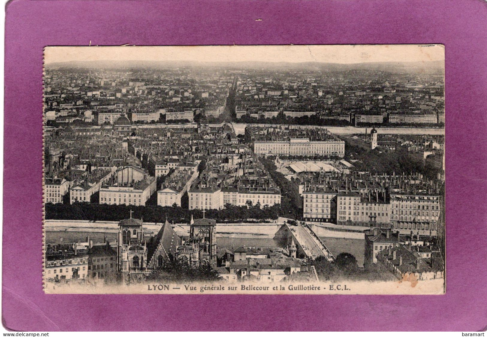 69 LYON  2 Vue Générale Sur Bellecour Et La Guillotière - Lyon 2