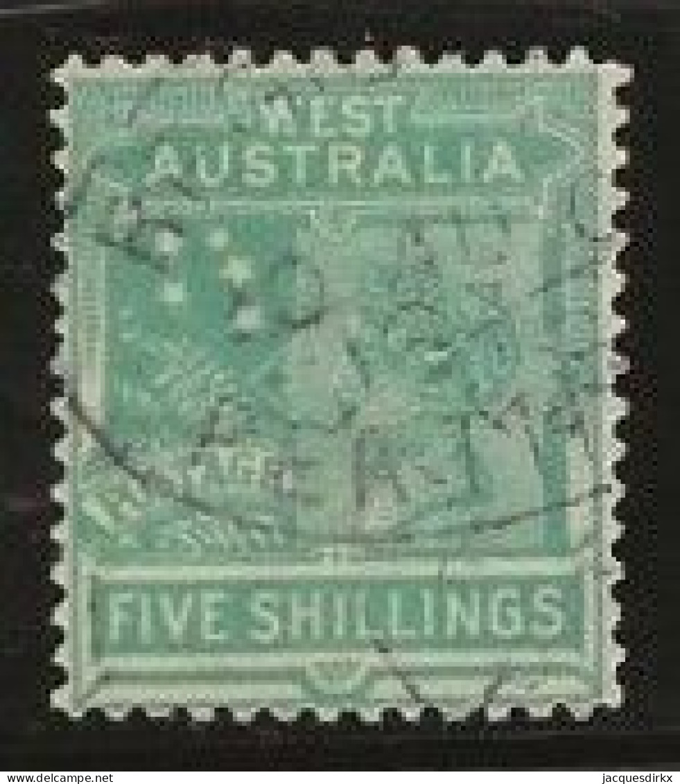Western Australia     .   SG    .    148  (2 Scans)        .   O      .     Cancelled - Used Stamps
