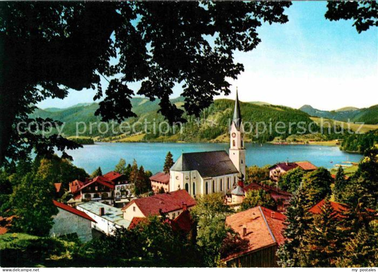 72624640 Schliersee Teilansicht Kirche Schliersee - Schliersee