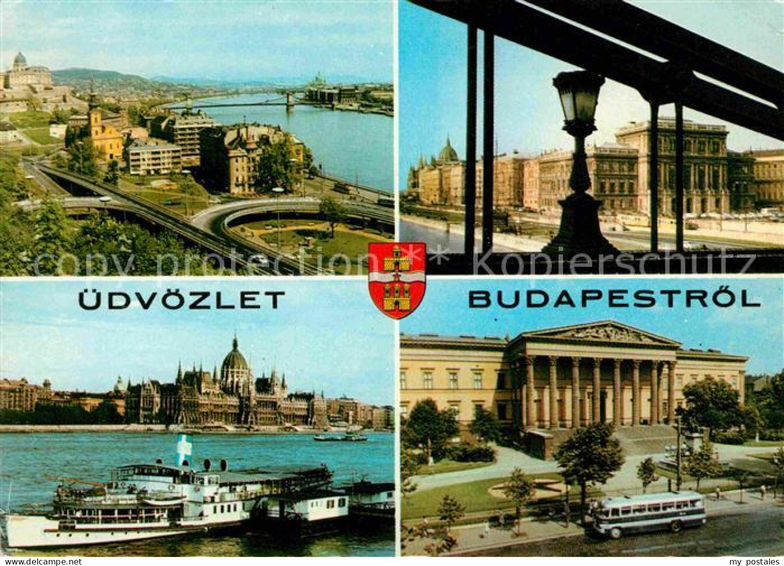 72624607 Budapest Panorama Teilansichten Donaudampfer Theater Budapest - Hungary