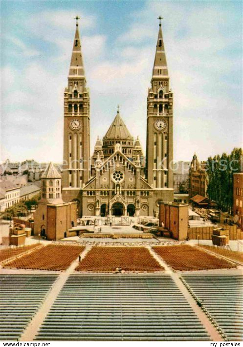 72624595 Szeged Votivkirche Mit Freilufttheater Szeged - Hungary