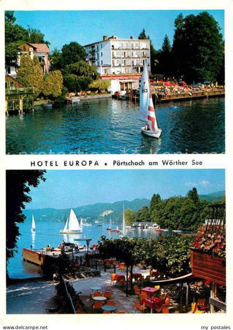 72624583 Poertschach Woerthersee Hotel Europa Terrasse Poertschach Woerthersee - Andere & Zonder Classificatie