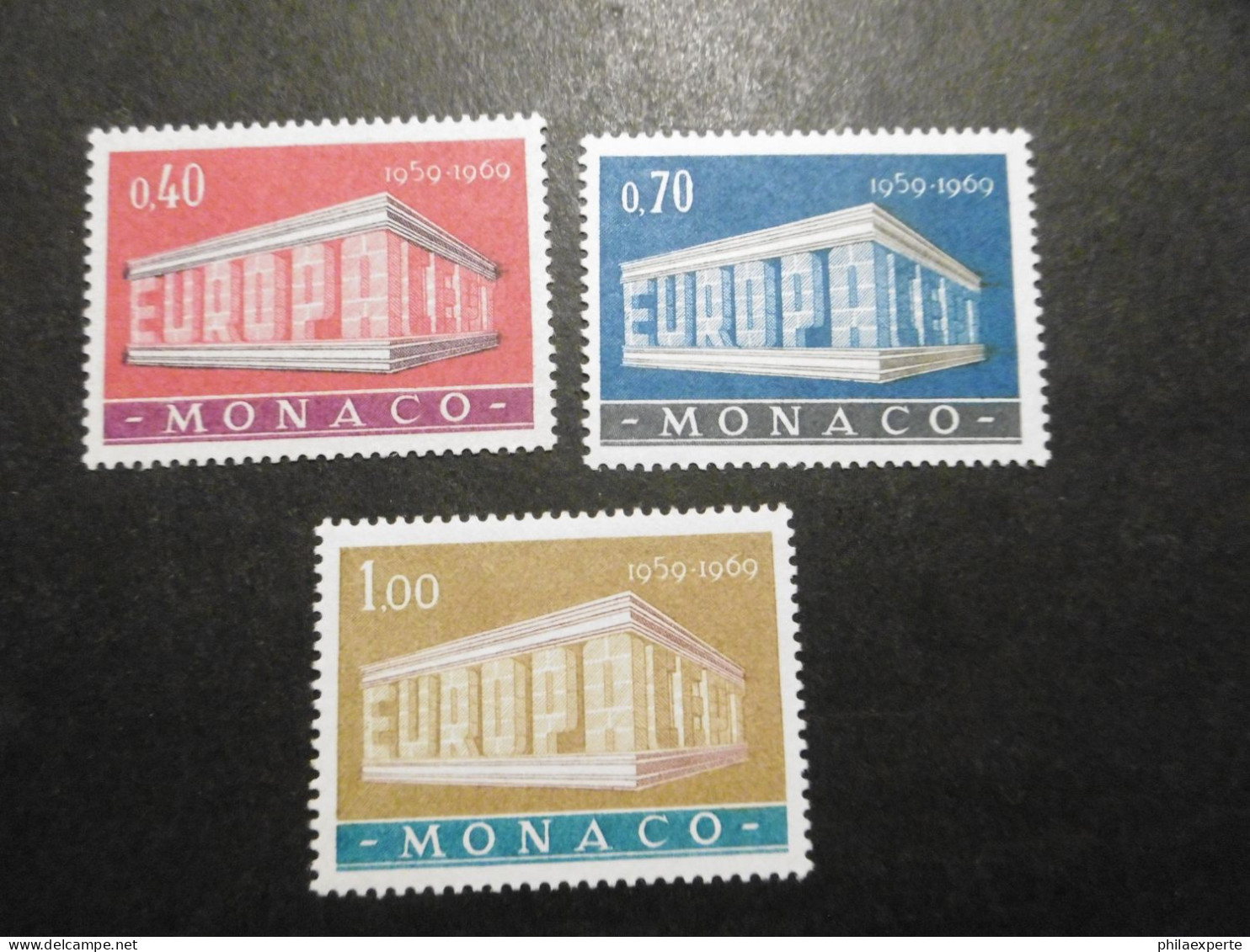 Monako Mi. 829/831 ** Cept 1969 - Unused Stamps