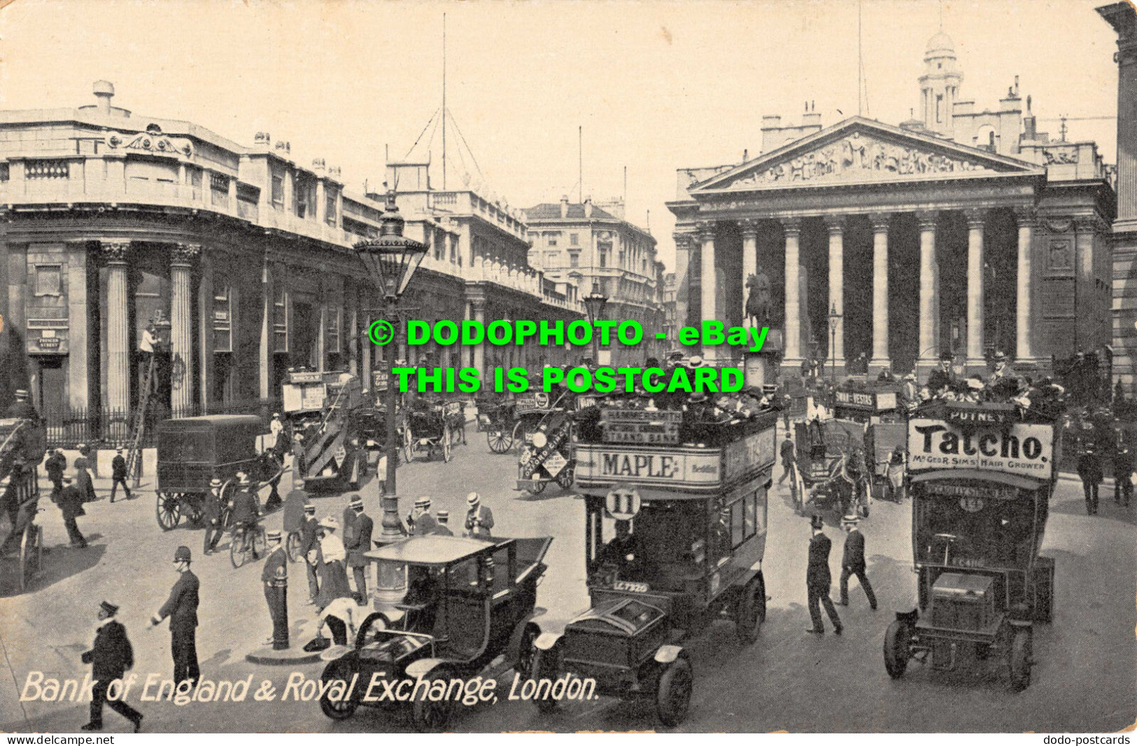 R555446 Bank Of England And Royal Exchange. London. Classical Series - Other & Unclassified