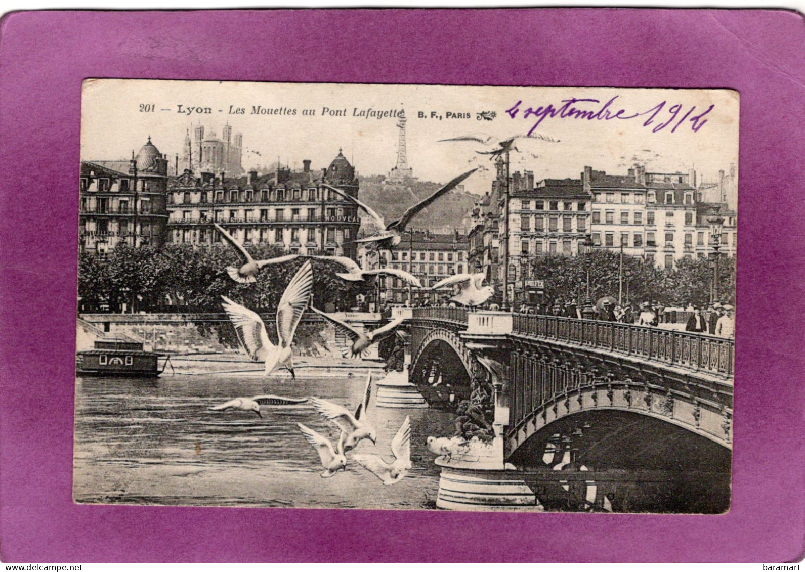 69 LYON  Les Mouettes Au Pont Lafayette - Autres & Non Classés