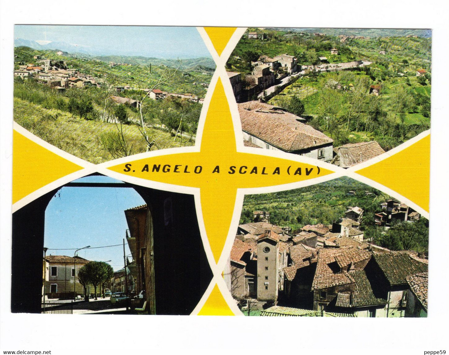 1) Cartolina Postale Avellino Provincia - S. Angelo A Scala - Vedute  02 - Non Viaggiata - Avellino