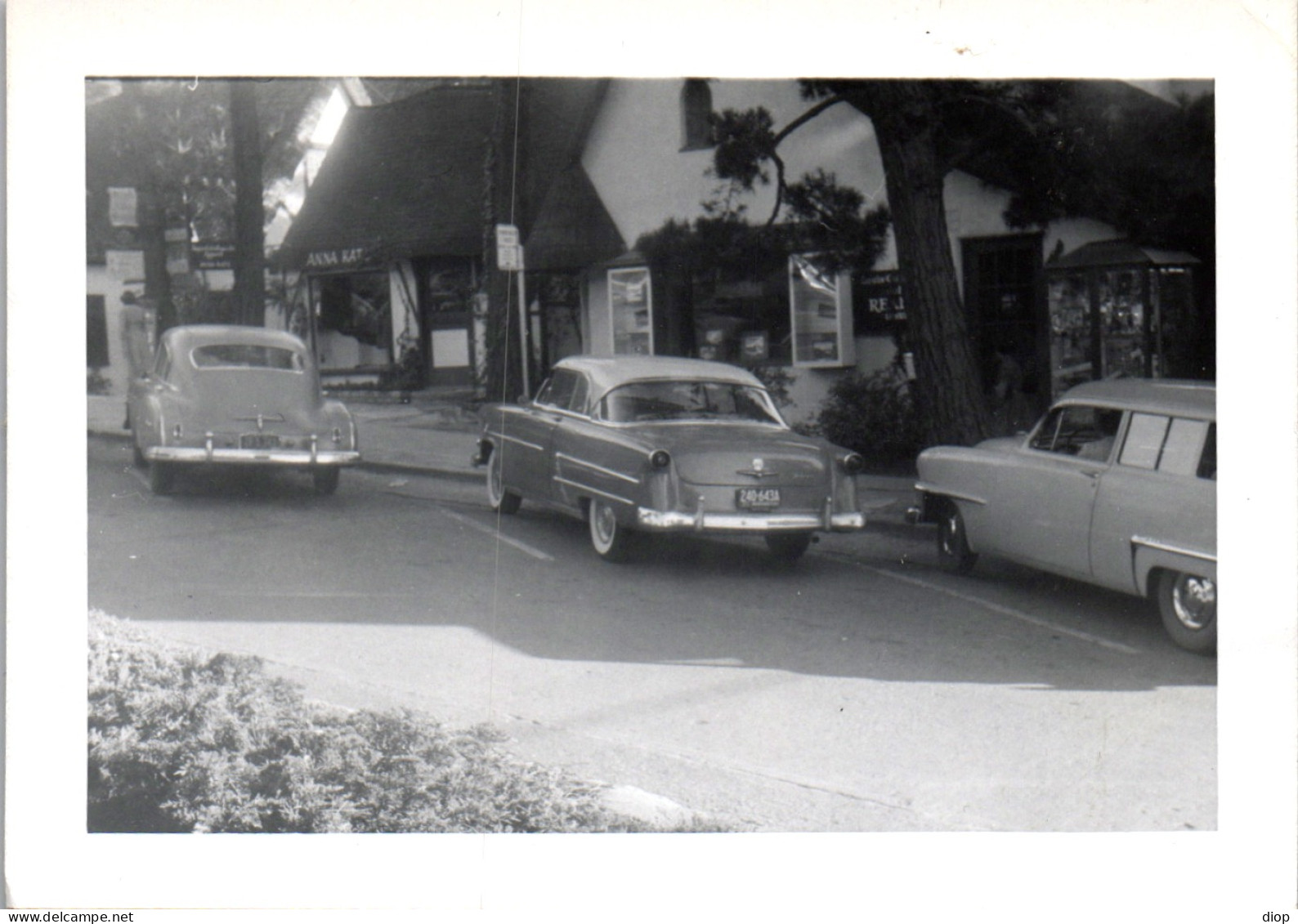 Photographie Photo Vintage Snapshot Amateur Automobile Voiture Auto Carmel  - Places
