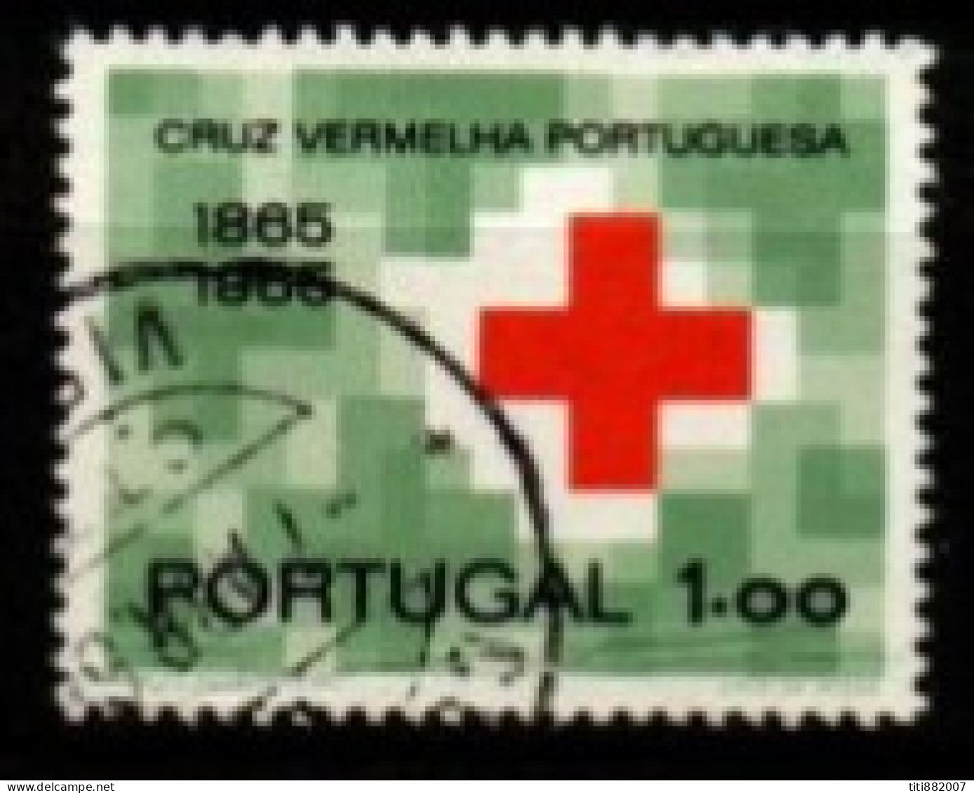 PORTUGAL  -   1965.  Y&T N° 968 Oblitéré.    Croix-Rouge. - Oblitérés