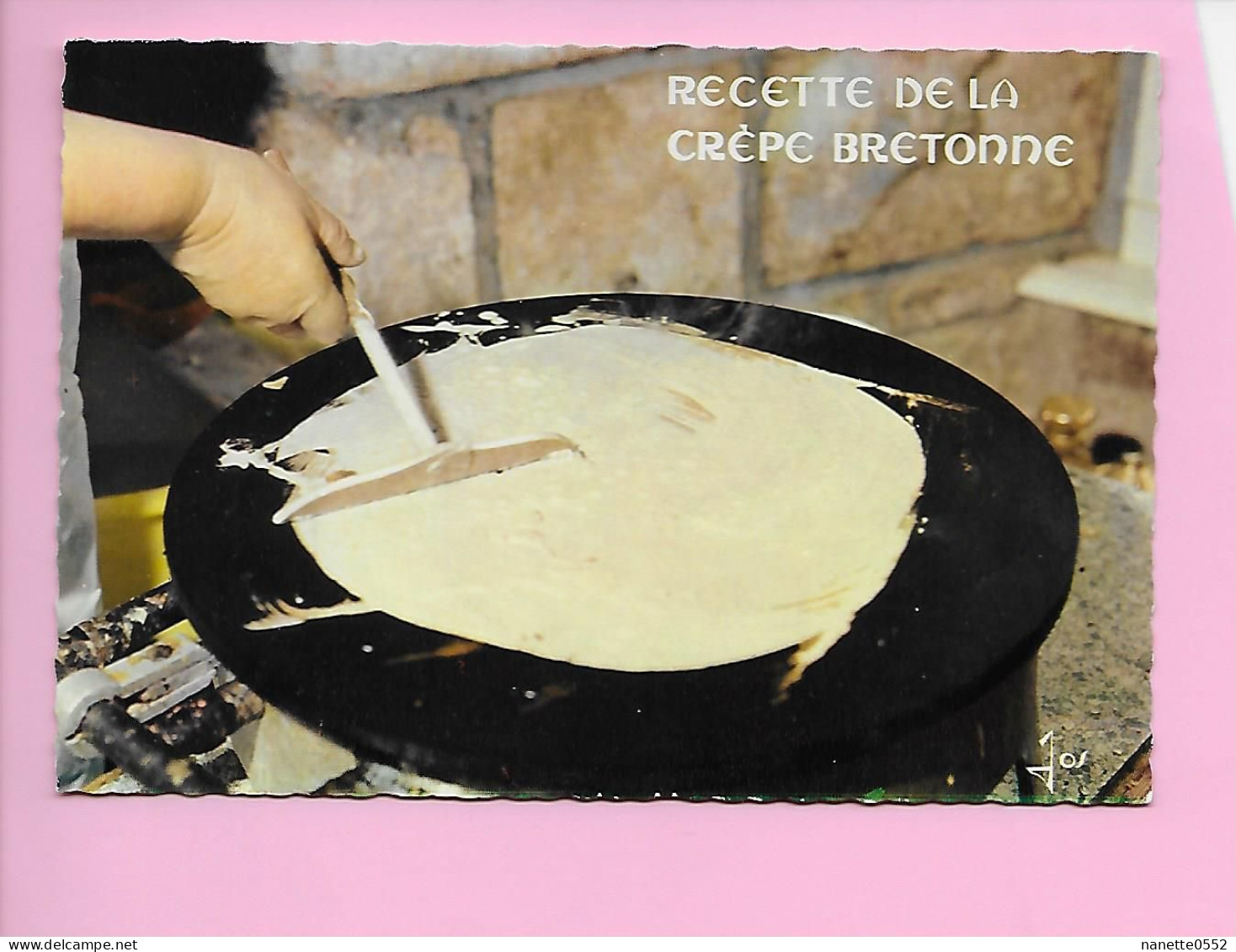 CP - RECETTE DE LA CRÊPE BRETONNE - Recettes (cuisine)