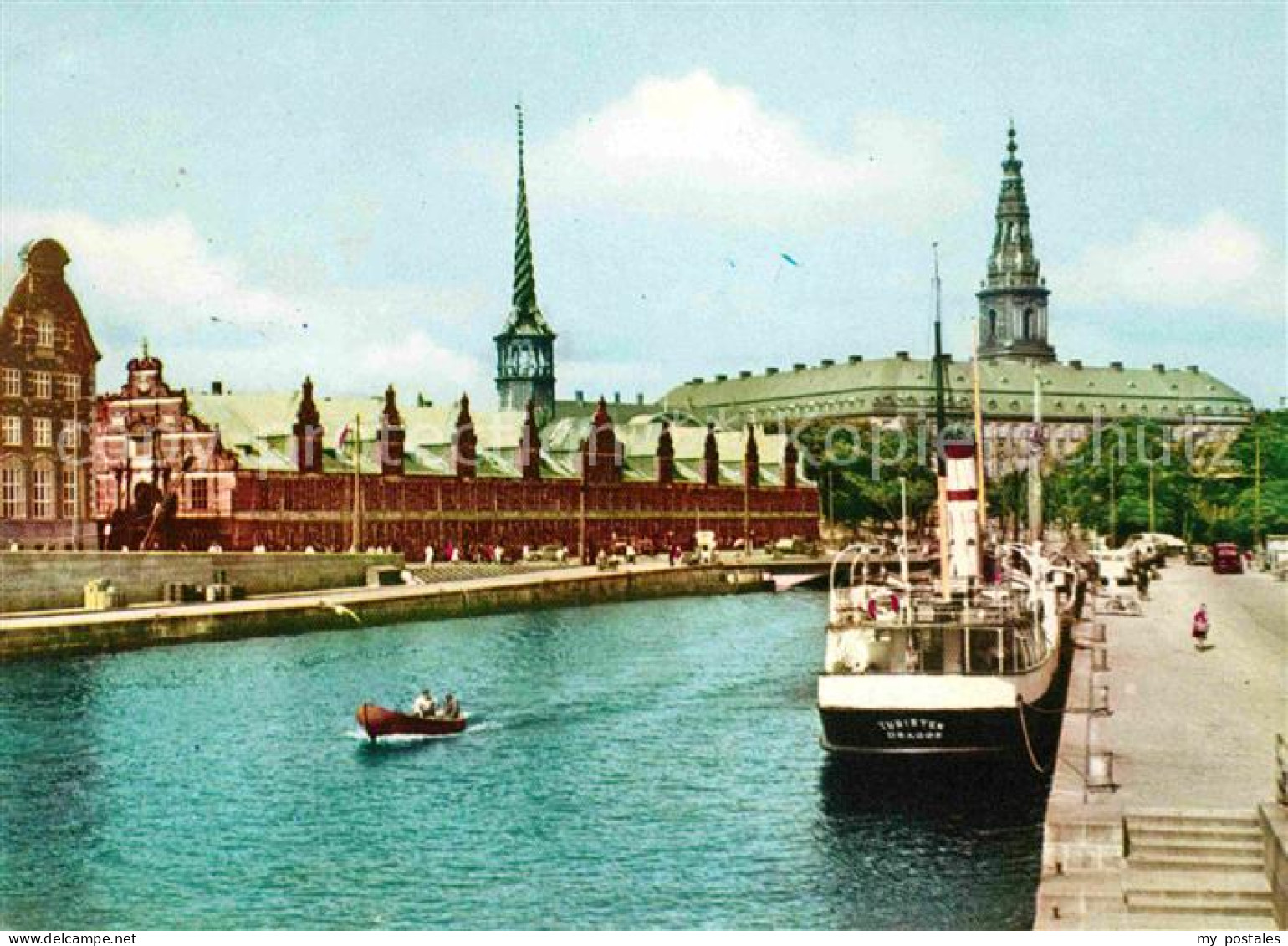 72622666 Kobenhavn Borsen Og Christiansborg Slot Kopenhagen - Denemarken