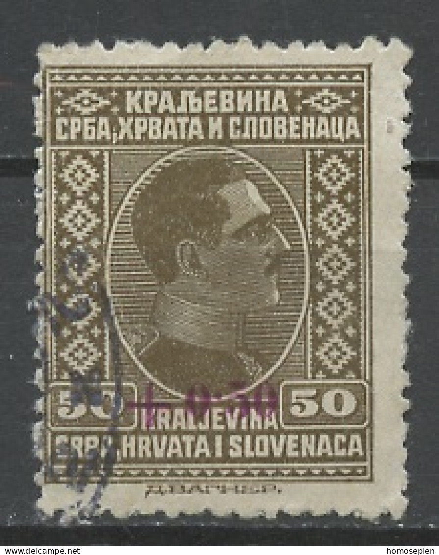 Yougoslavie - Jugoslawien - Yugoslavia 1926-27 Y&T N°183 - Michel N°201 (o) - 0,50s50p Alexandre 1er - Oblitérés