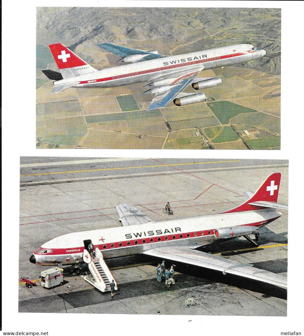 GF2351 - IMAGES NESTLE AVIATION - SWISSAIR - CARAVELLE - CONVAIR CORONADO - Sonstige & Ohne Zuordnung