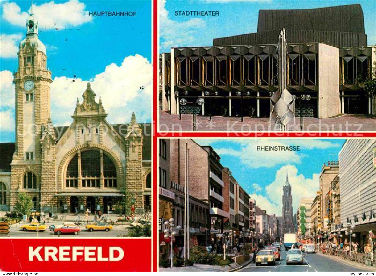 72622343 Krefeld Hauptbahnhof Stadttheater Rheinstrasse  Krefeld - Krefeld