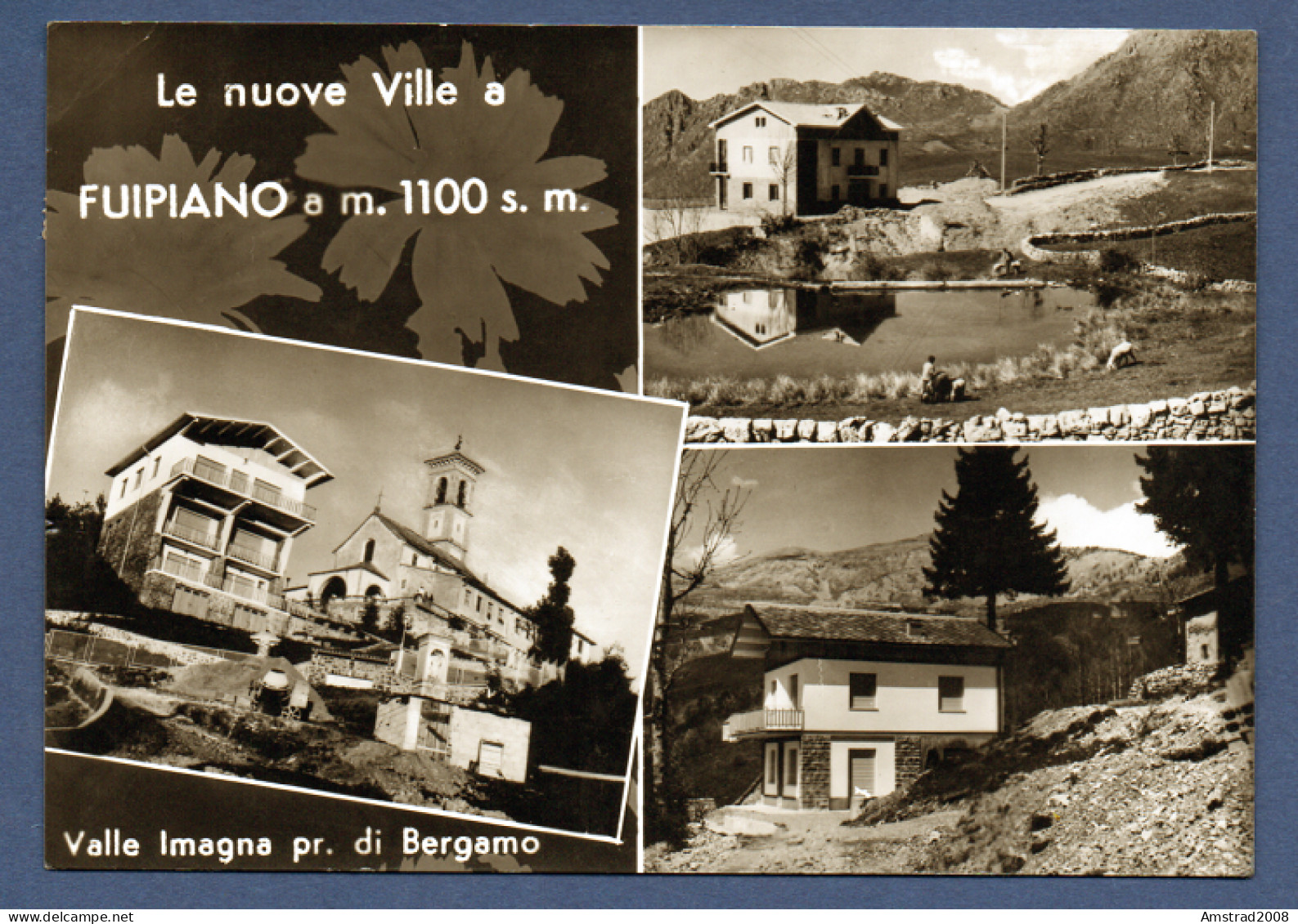 1964 - LE NUOVE VILLE A FUIPIANO - VALLE IMAGNA - BERGAMO - ITALIE - Bergamo