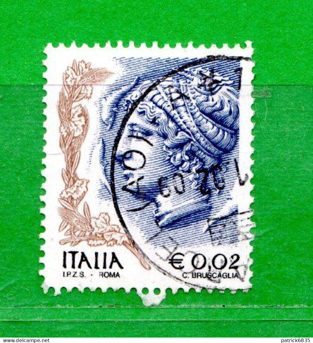 Italia ° - Anno 2002 - La Donna Nell'Arte. Euro 0,02. Unif. 2626.  Usato - 2001-10: Gebraucht