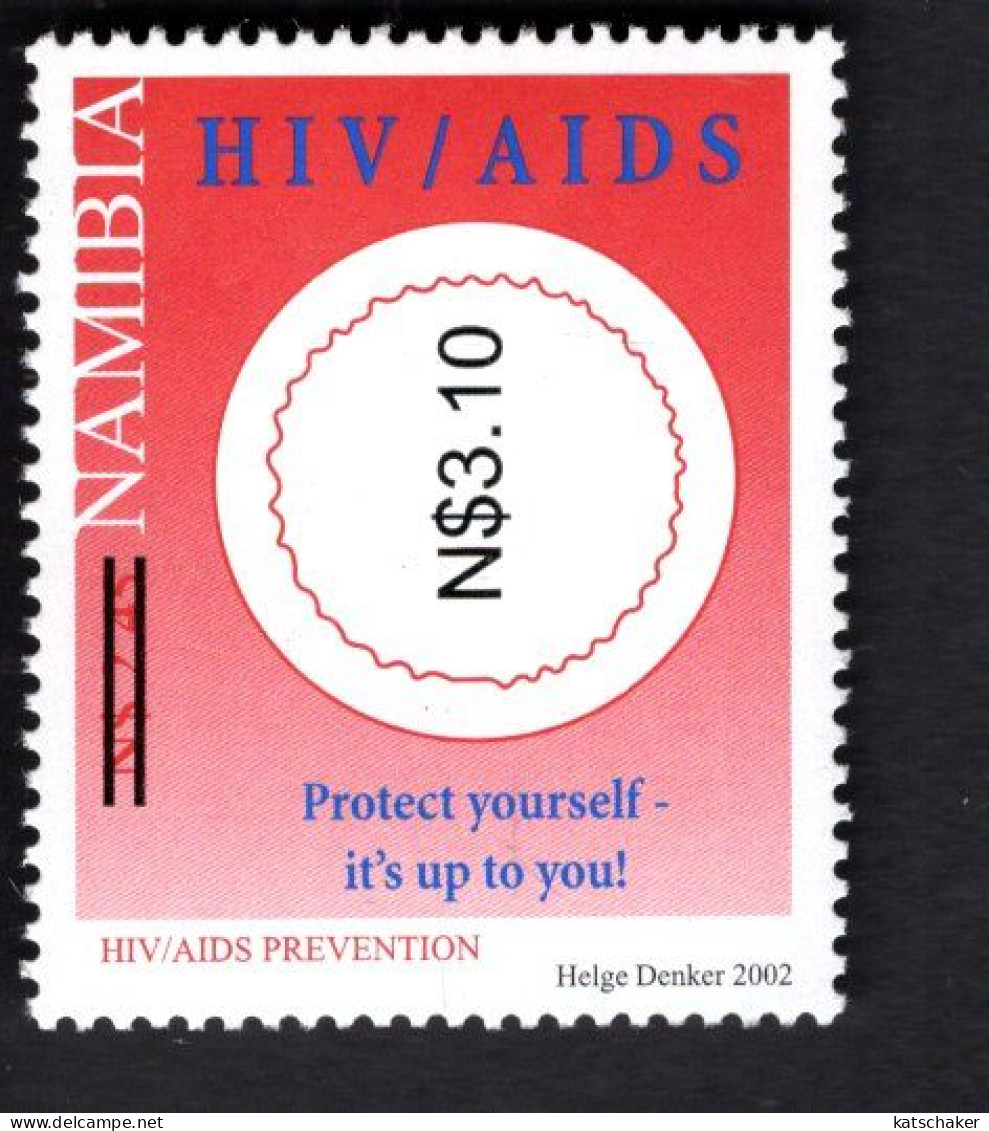 2030873786 2006 SCOTT 1085 (XX) POSTFRIS MINT NEVER HINGED - PREVENTION OF AIDS - CONDOM - 1003 SURCHARGED - Namibia (1990- ...)