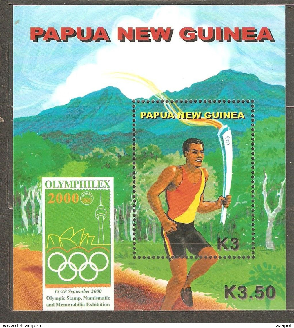 Papua New Guinea: Mint Block, Olympic Games - Sydney, 2000, Mi#Bl-19, MNH - Papua New Guinea