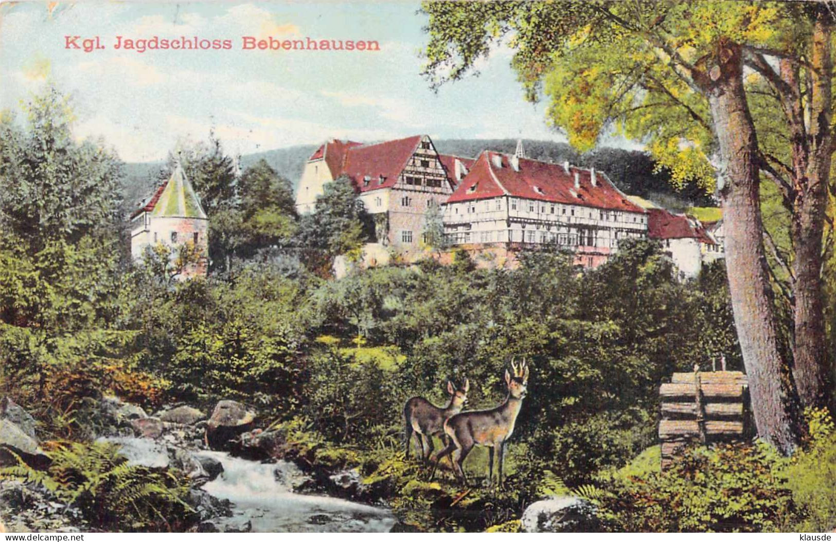 Kgl. Jagdschloss Bebenhausen Gel.1913 - Reutlingen