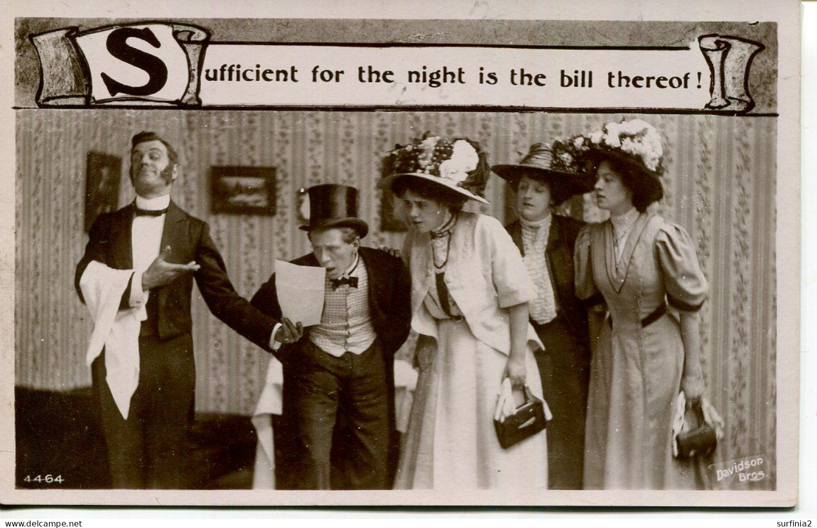 COMIC - SUFFICIENT FOR THE NIGHT IS THE BILL THEREOF - Bandes Dessinées