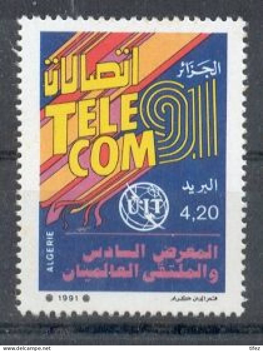 Année 1991-N°1004 Neufs**MNH : 6ème Expo Internationale Des Télécoms - Algerien (1962-...)