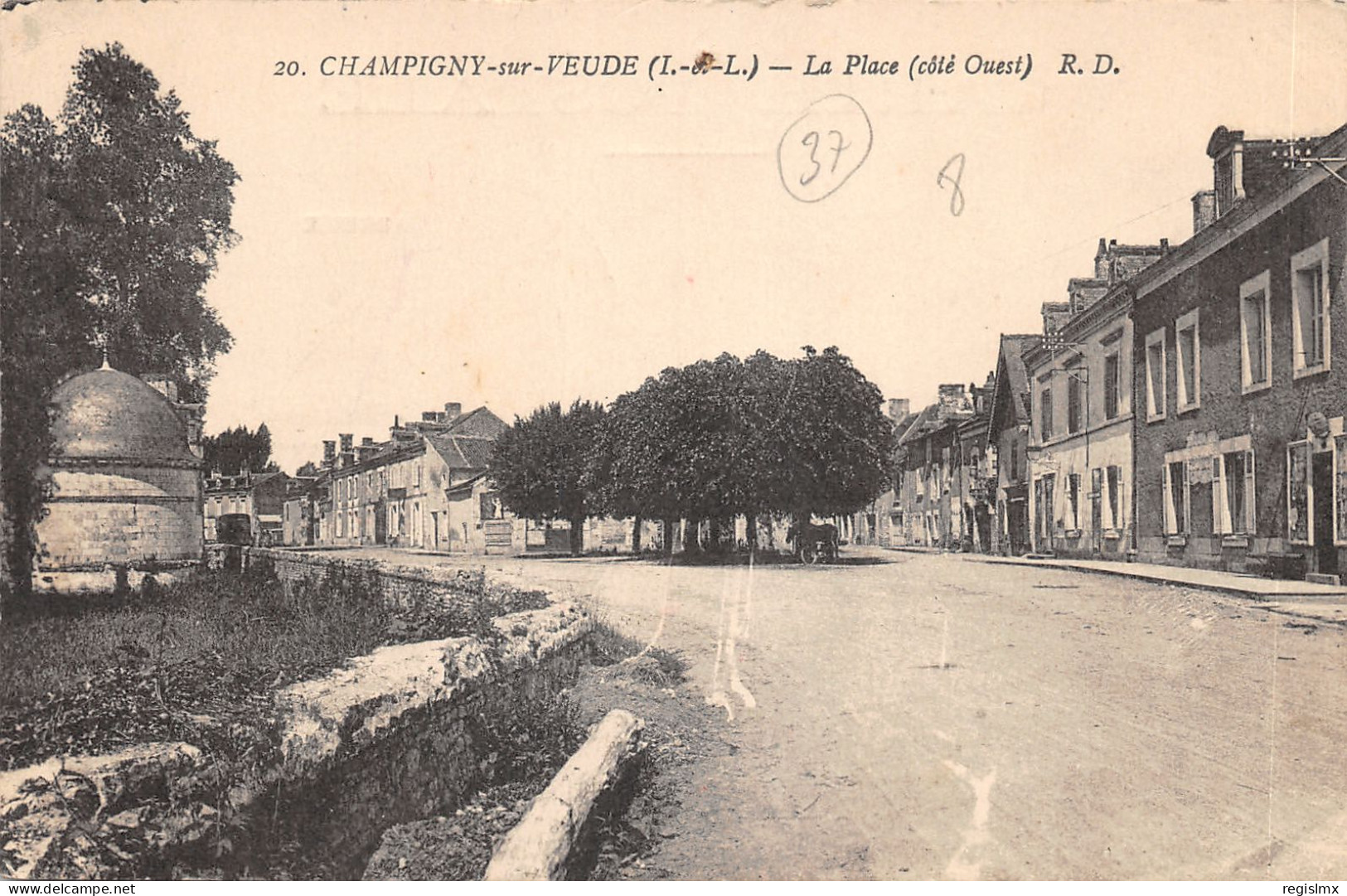 37-CHAMPIGNY SUR VEUDE-N°2153-G/0045 - Champigny-sur-Veude
