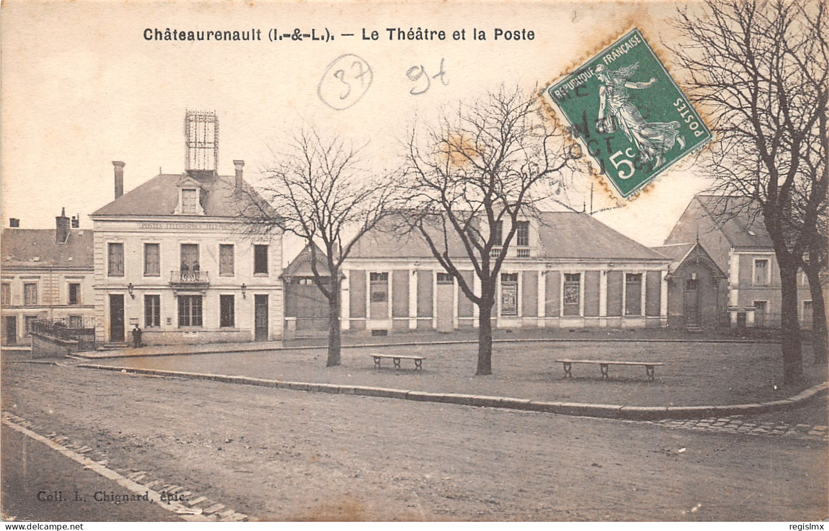 37-CHATEAURENAULT-N°2153-F/0375 - Chateaurenard