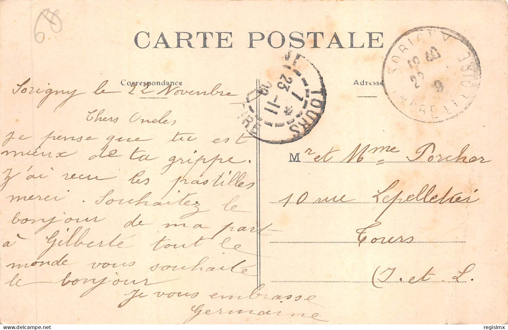 37-SORIGNY-N°2153-F/0367 - Other & Unclassified