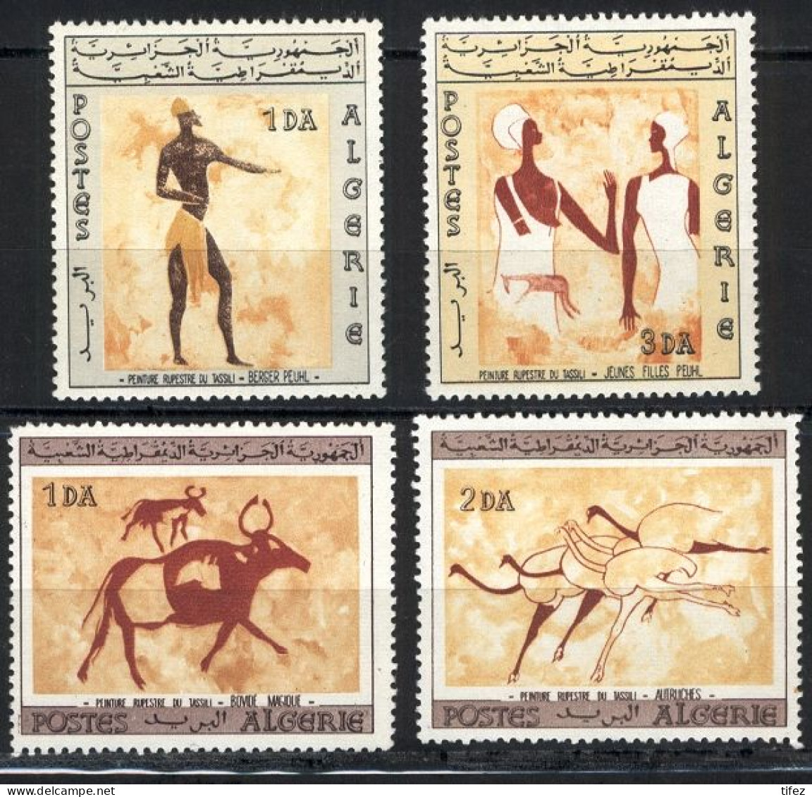 Année 1966-N°414/417 Neuf**MNH : Peintures Rupestres Du Tassili - Algérie (1962-...)