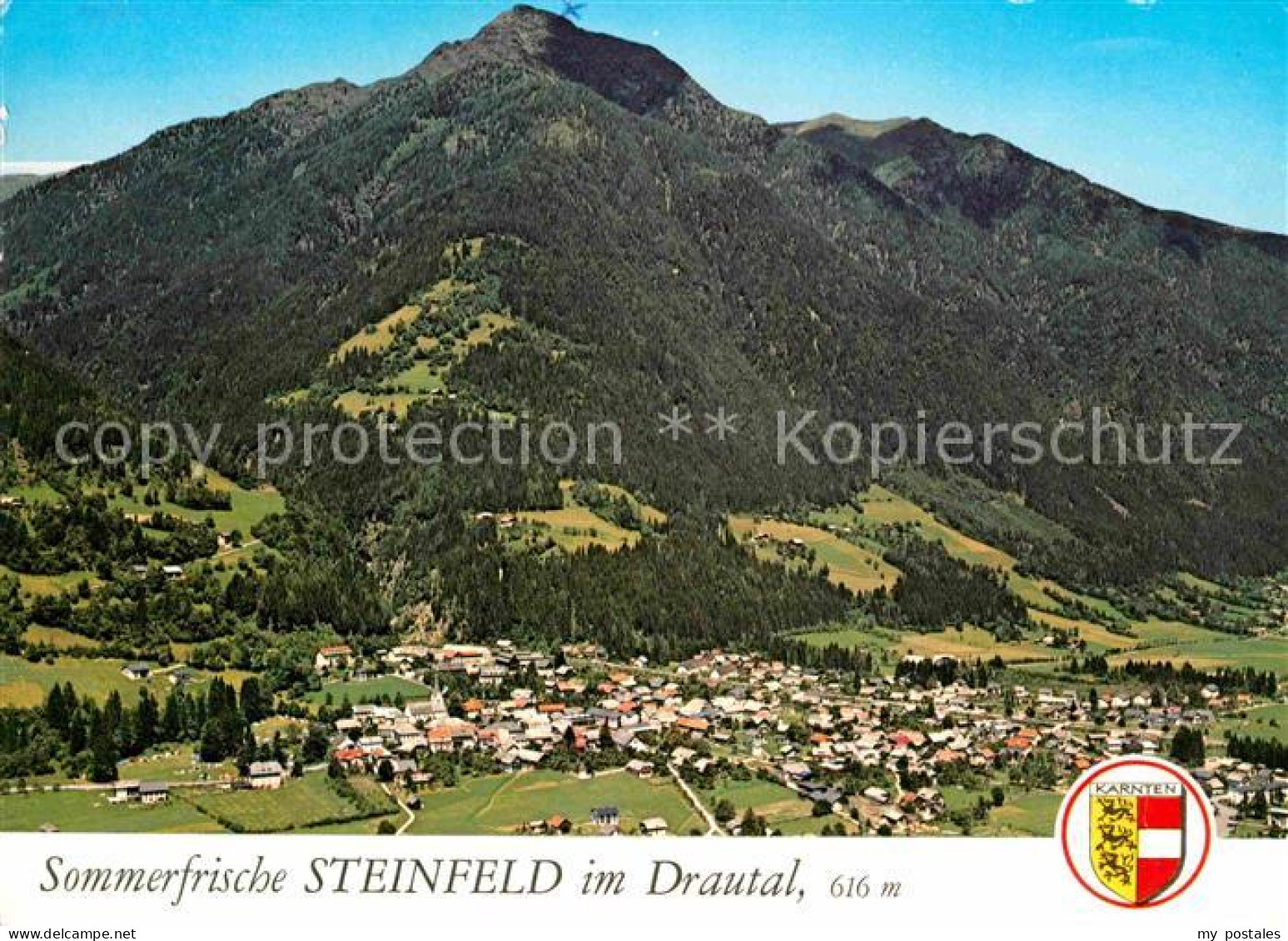 72620713 Steinfeld Kaernten Fliegeraufnahme Im Drautal Mit Stagor Steinfeld - Sonstige & Ohne Zuordnung