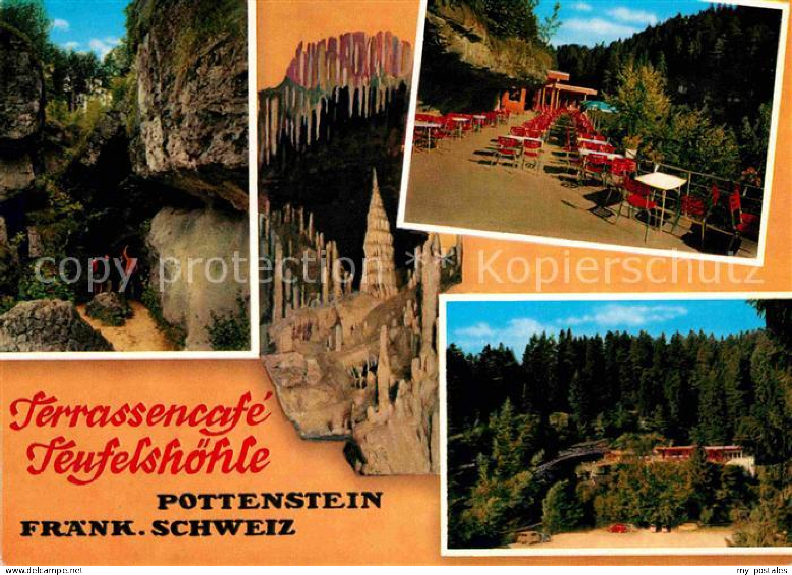 72620573 Pottenstein Oberfranken TerrassenCafe Teufelshoehle  Pottenstein - Pottenstein