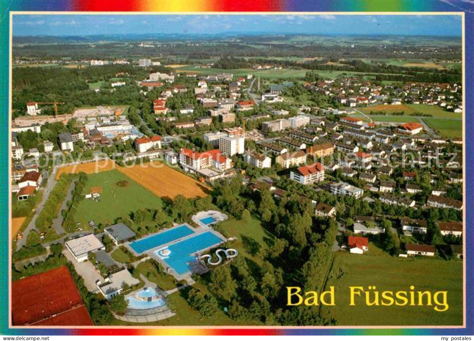 72620549 Bad Fuessing Fliegeraufnahme Thermalbad Aigen - Bad Fuessing