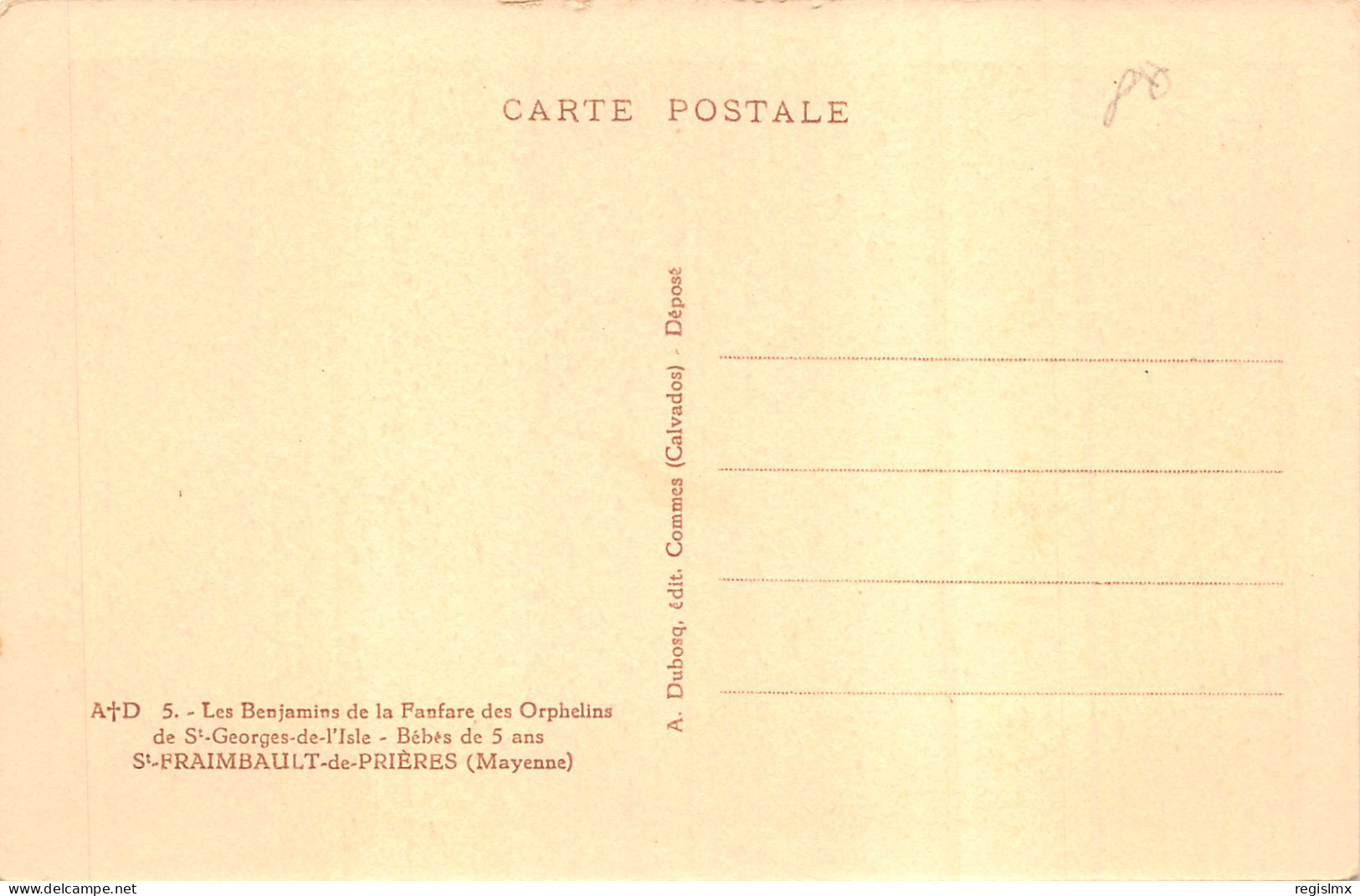 53-SAINT GEORGES DE L ISLE-FANFARE DES ORPHELINS-N°2155-B/0343 - Sonstige & Ohne Zuordnung