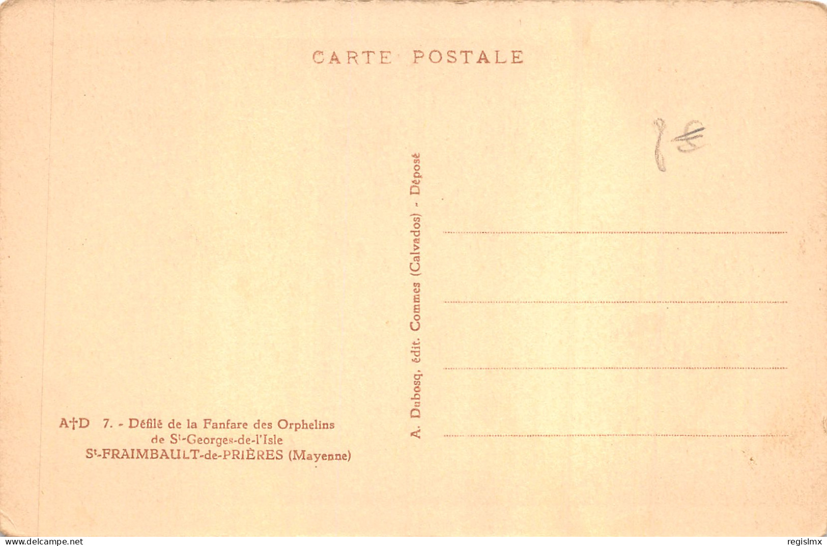 53-SAINT GEORGES DE L ISLE-FANFARE DES ORPHELINS-N°2155-B/0331 - Other & Unclassified