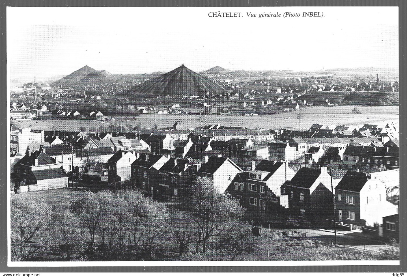 1980  --  BELGIQUE . CHATELET . VUE DU VILLAGE . 4B161 - Non Classés