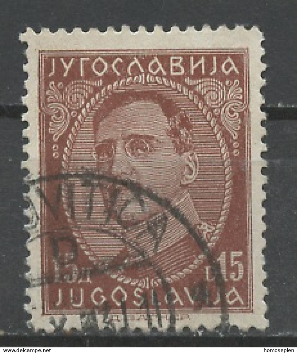 Yougoslavie - Jugoslawien - Yugoslavia 1931-33 Y&T N°219B - Michel N°235I (o) - 15d Alexandre 1er - Oblitérés