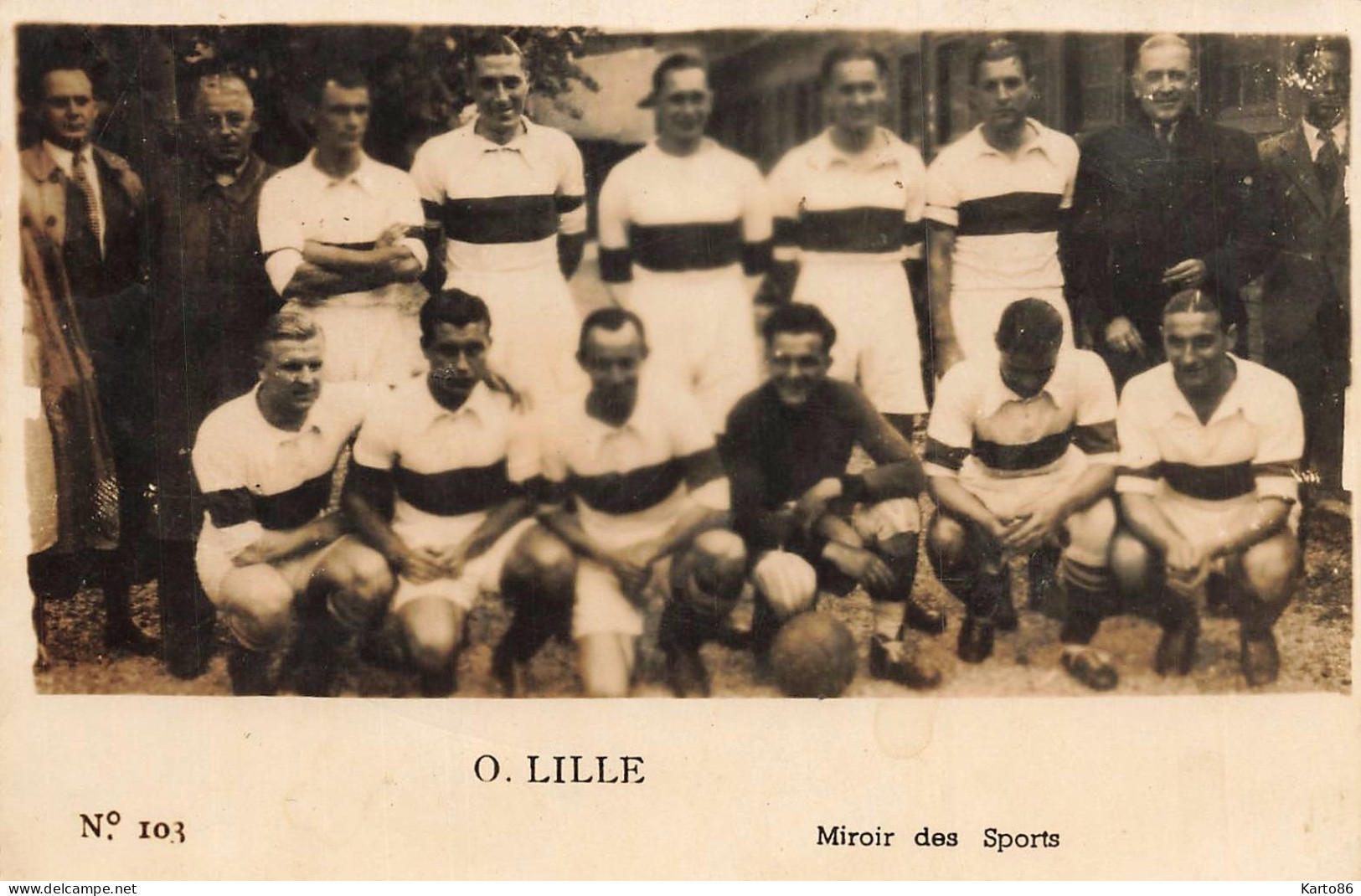 O. LILLE * Carte Photo * équipe De Football * Lille * Foot Sport - Lille