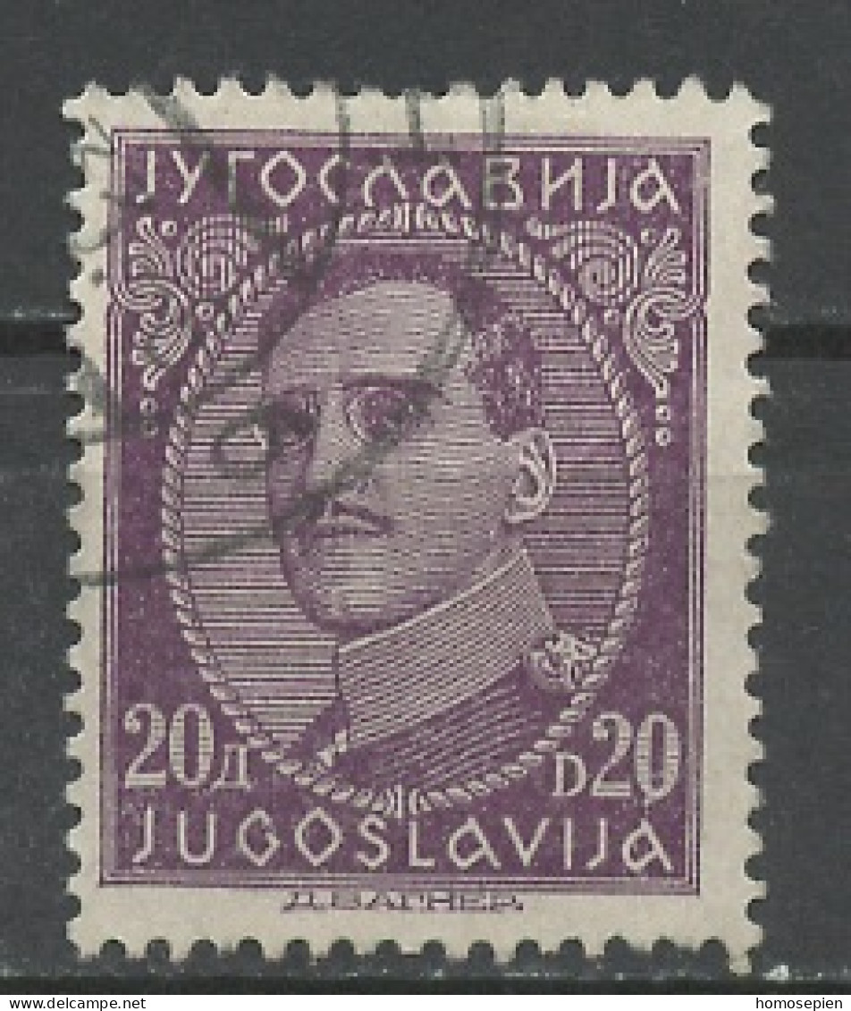 Yougoslavie - Jugoslawien - Yugoslavia 1931-33 Y&T N°220B - Michel N°236I (o) - 20d Alexandre 1er - Used Stamps