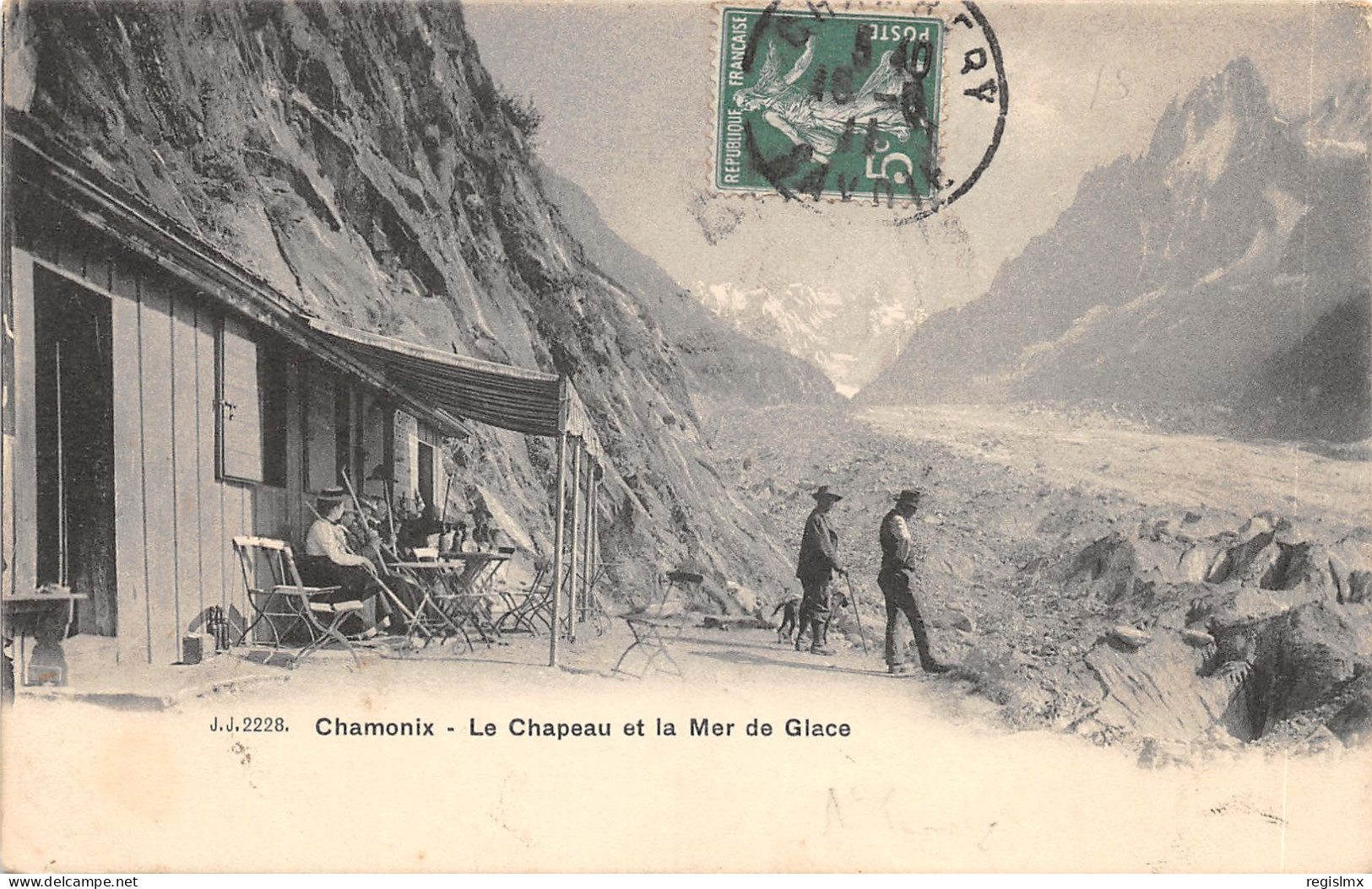 74-CHAMONIX-LA MER DE GLACE-N°2157-F/0153 - Chamonix-Mont-Blanc