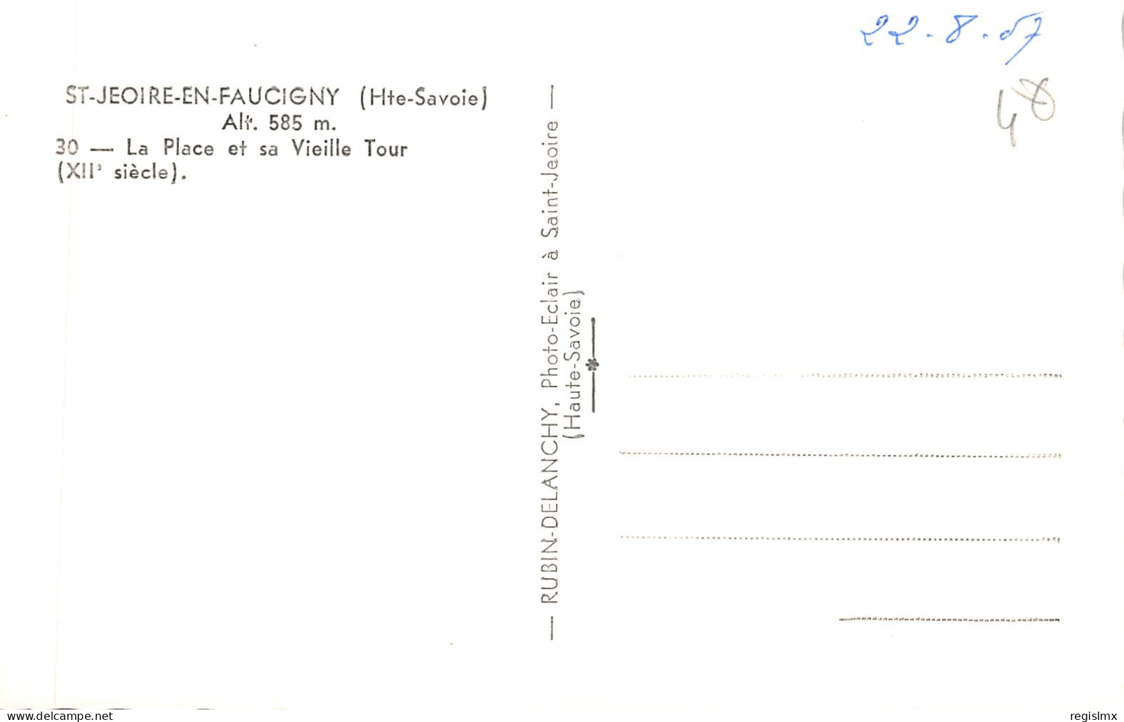 74-SAINT JEOIRE FAUCIGNY-N°2157-F/0081 - Saint-Jeoire