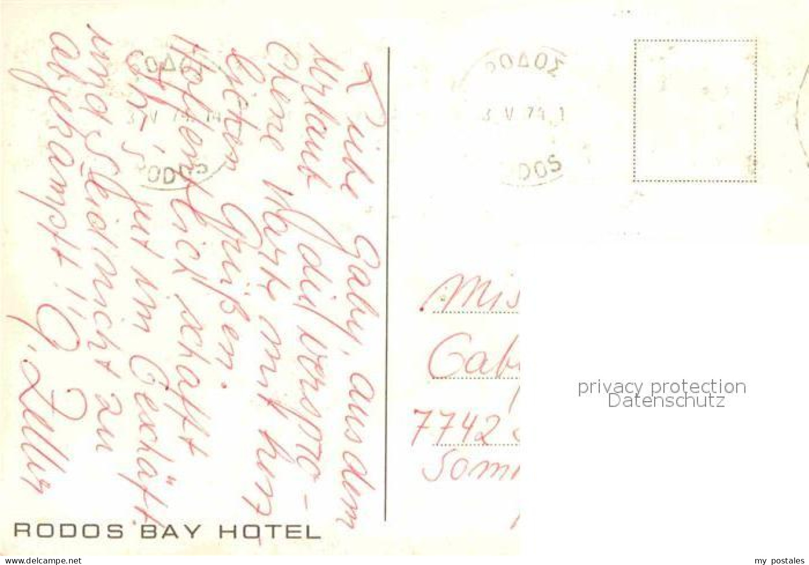 72619752 Rhodos Rhodes Aegaeis Bay Hotel Strand  - Grecia