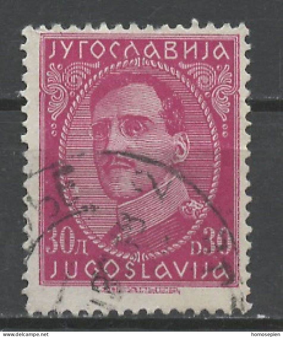 Yougoslavie - Jugoslawien - Yugoslavia 1931-33 Y&T N°221B - Michel N°237I (o) - 30d Alexandre 1er - Oblitérés
