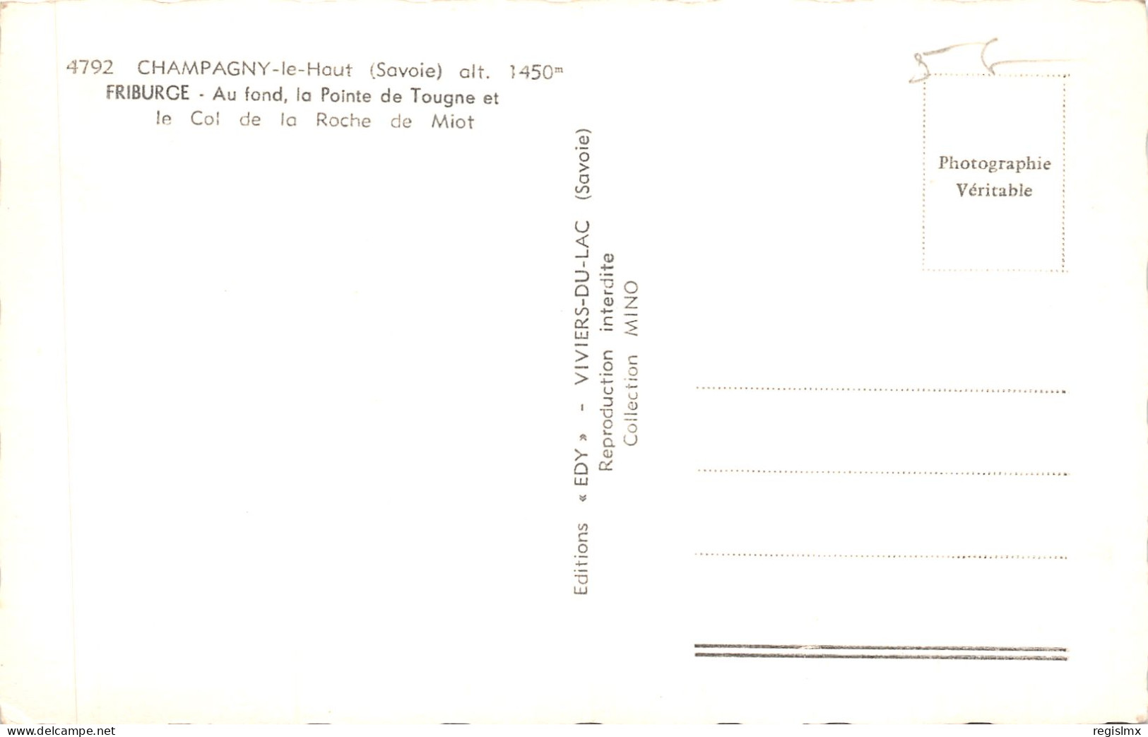 73-CHAMPAGNY LE HAUT-N°2157-E/0107 - Sonstige & Ohne Zuordnung