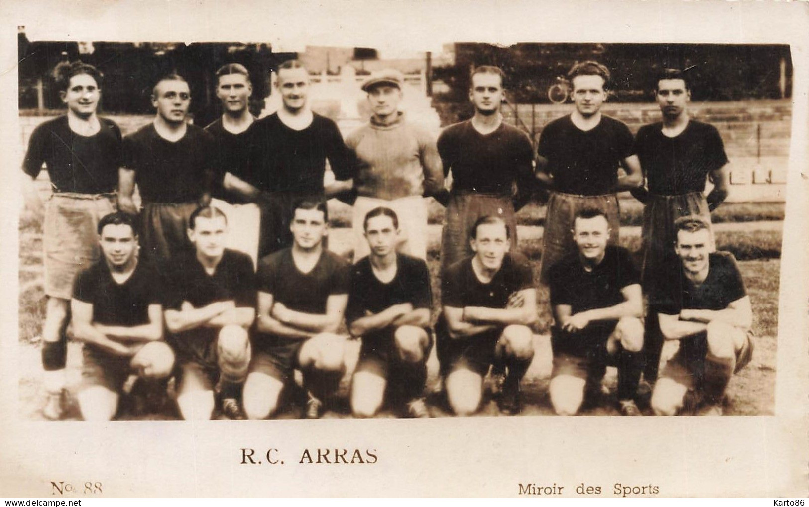 R. C. ARRAS * Carte Photo * équipe De Football * Arras * Foot Sport - Arras