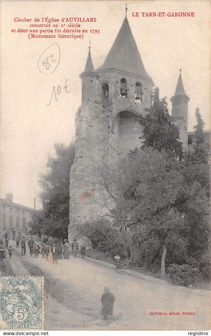 82-AUVILLARS-N°2158-A/0213 - Auvillar