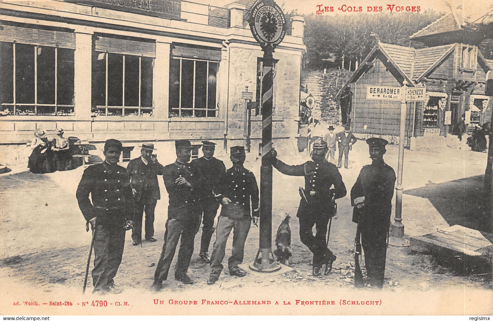 88-COL DE LA SCHLUCHT-FRONTIERE FRANCO ALLEMANDE-N°2158-E/0203 - Autres & Non Classés