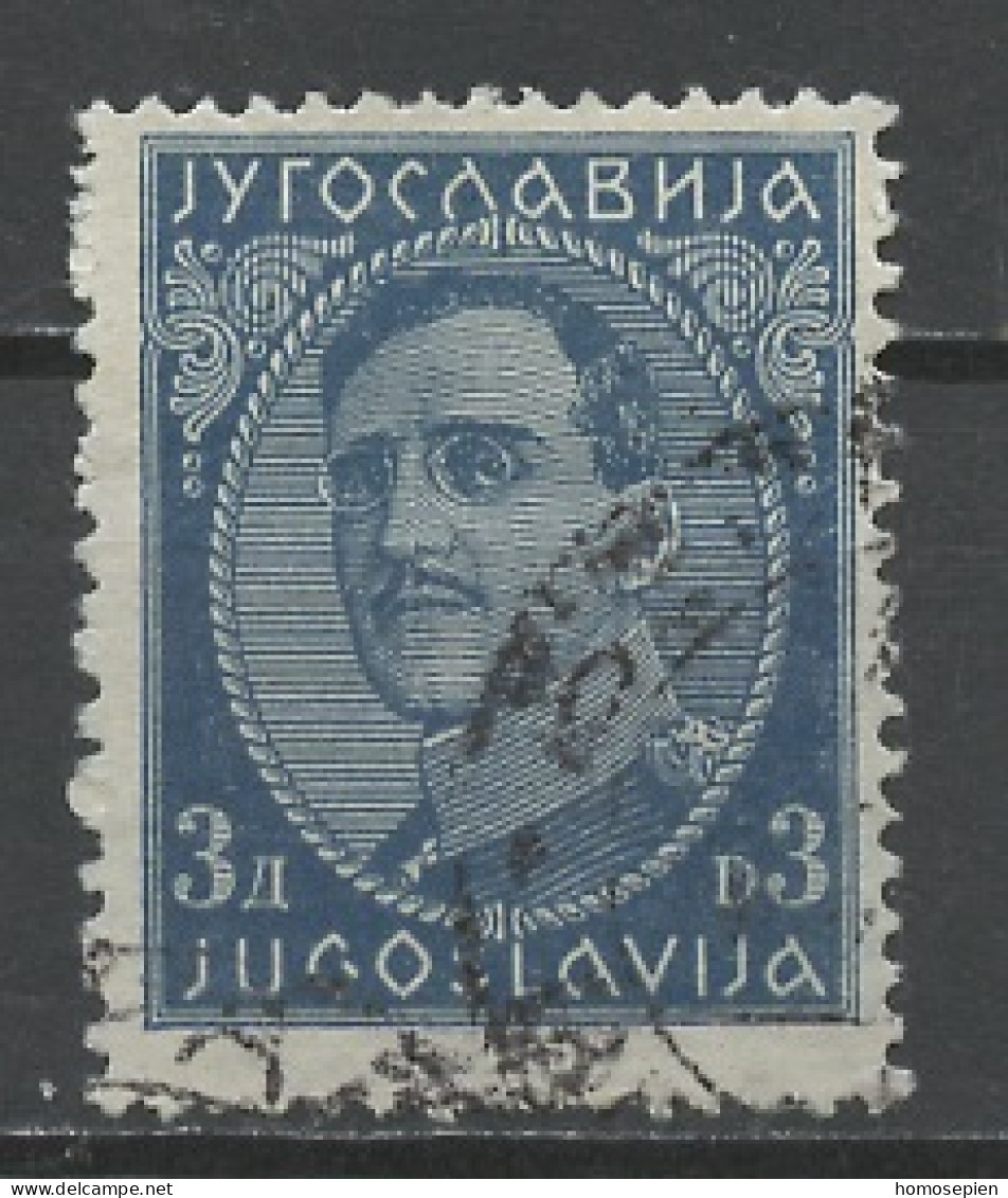 Yougoslavie - Jugoslawien - Yugoslavia 1931-33 Y&T N°215A - Michel N°231II (o) - 3d Alexandre 1er - Oblitérés